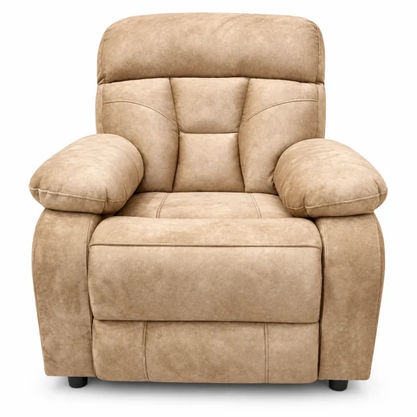 Sand Suede-Touch Recliner