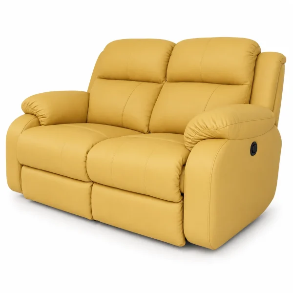 Mustard 2-Seater Recliner