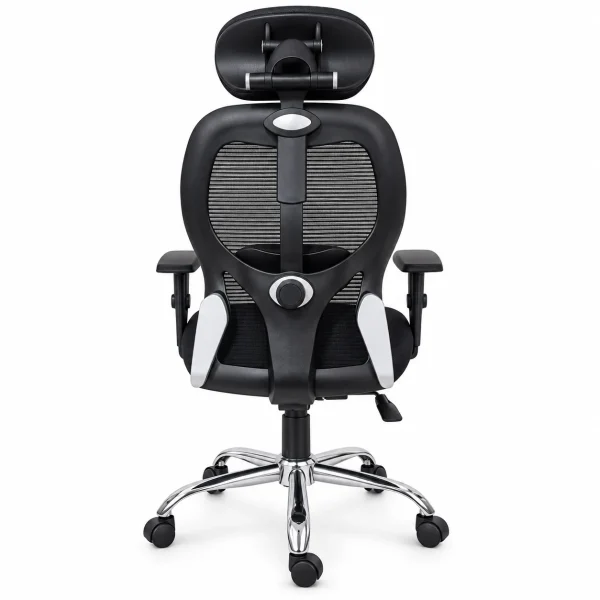 Black High-Back Mesh Chair