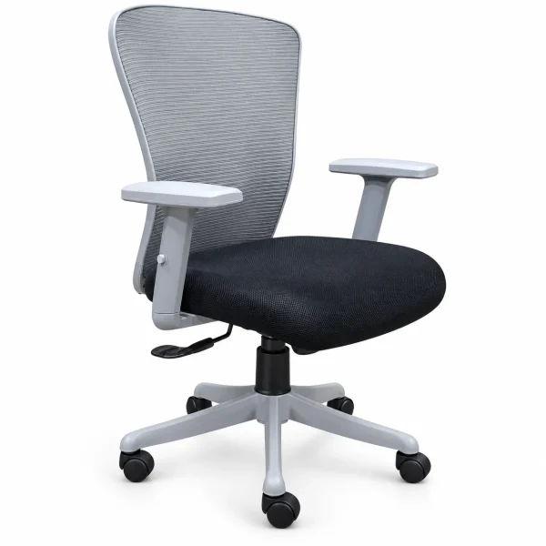 Grey Mid-Back Task Chair