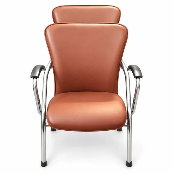 Tan Leather Visitor Chair