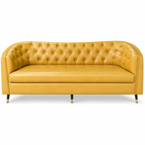 Mustard Chesterfield 3-Seater