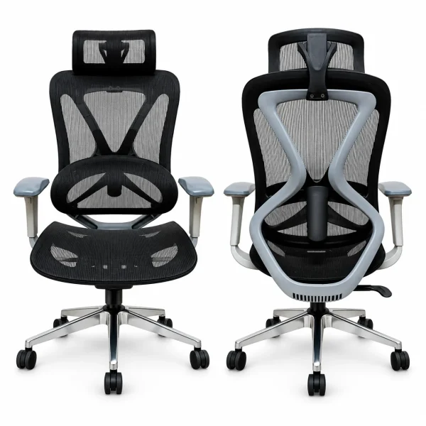 Black Butterfly-Back Ergo Chair