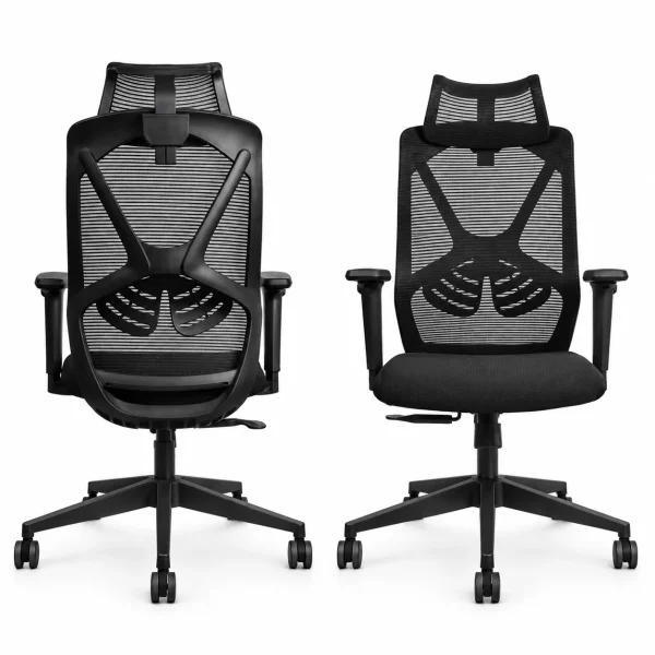 Black X-Frame Ergo Chair