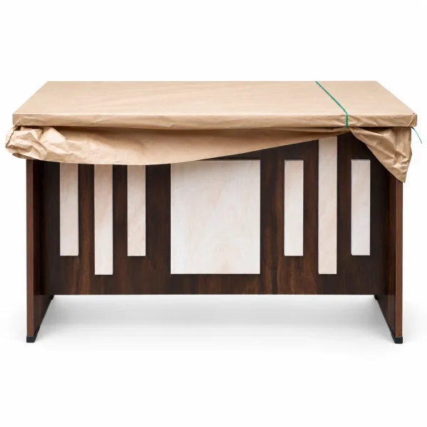Wenge & Cream Panel Desk