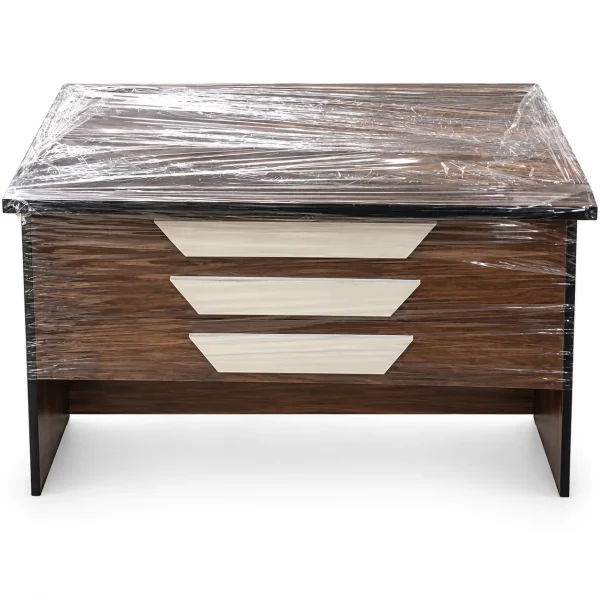Walnut Chevron Desk II