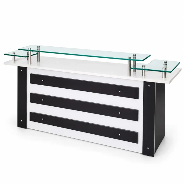 Glass-Top Reception Counter