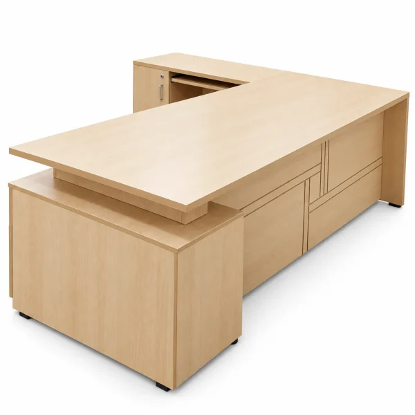 Maple Executive L-Desk