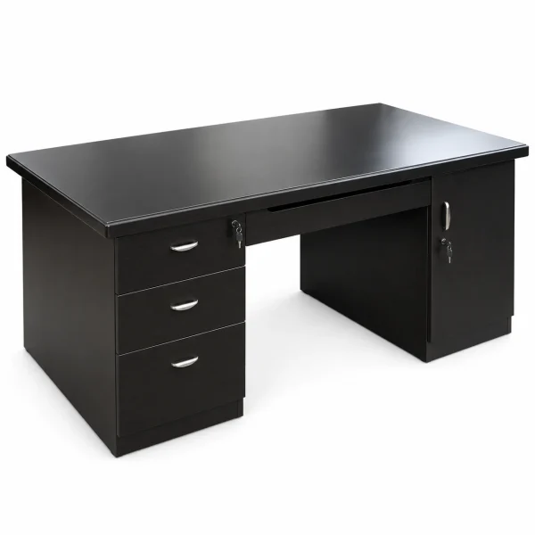 Black Office Desk